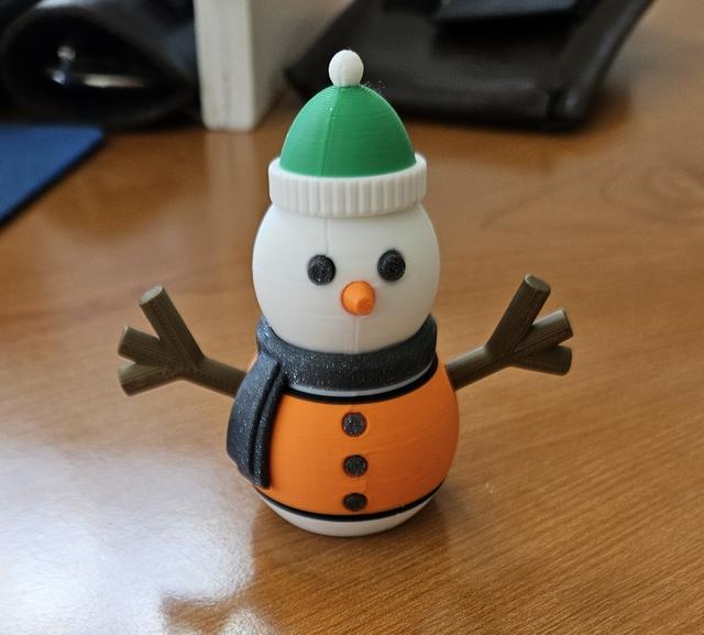Snowman arm for 3d-printy snowman (and maybe pumpkin) 3D model thumbnail
