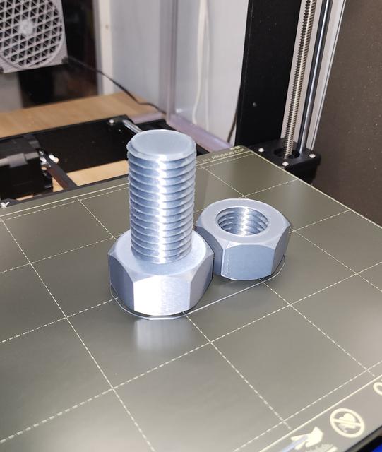 Giant NUT and BOLT for MK3S/MK3S+ 3D model thumbnail