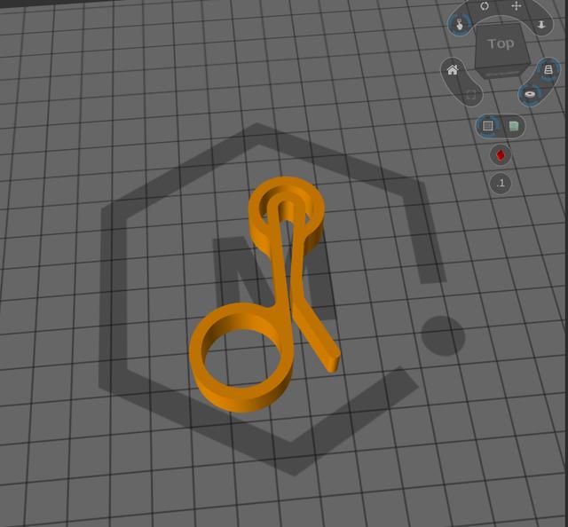 Bigger Bag Clip 3D model thumbnail