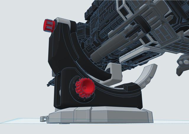 Rocinante Gimbal Stand 3D model thumbnail