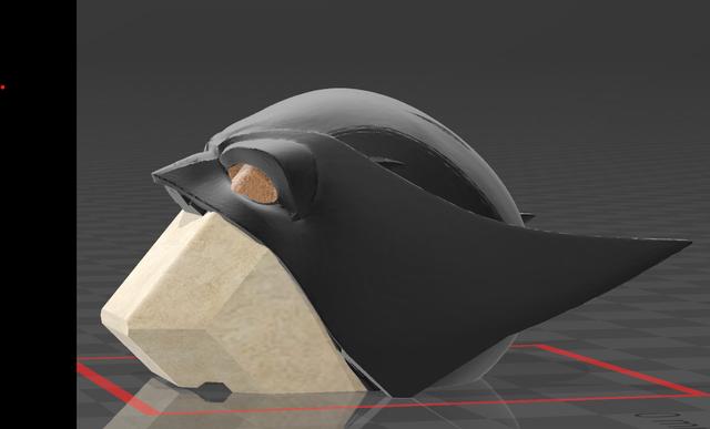 Wolverine Dummy head 3D model thumbnail