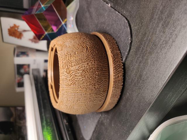 Print in Place Iris Box Wood Texture (remix) 3D model thumbnail