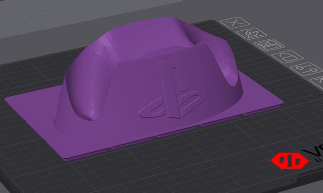 PS5 DualSense Minimalist Controller Stand – Gridfinity Remix 3D model thumbnail