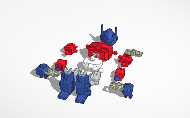 Optimus Prime 13 3D model thumbnail