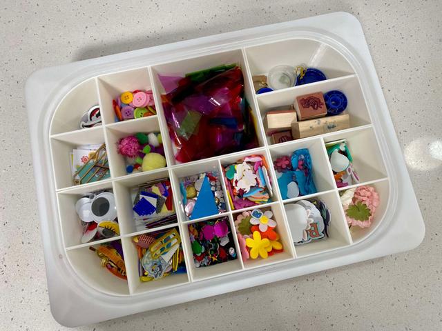 IKEA Trofast Drawer Divider Inserts 3D model thumbnail