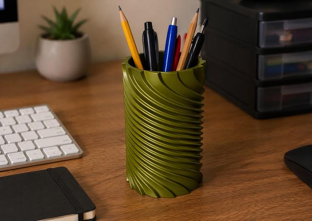 Desk organizer. 3D model thumbnail