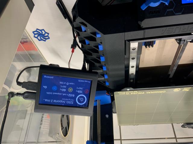 A mount for the HyperPixel Touch Screen designed to mount unto the Ultimate Prusa Casing. 3D model thumbnail