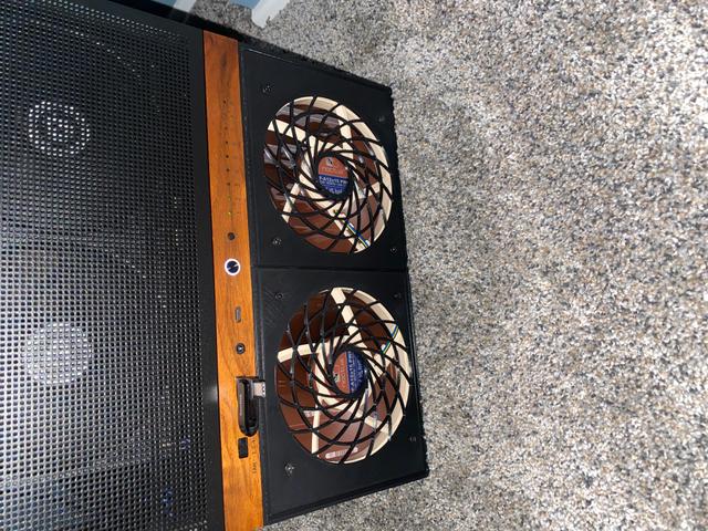 Jonsbo N6 Front Fan Mod Noctua High Efficiency A12x15 3D model thumbnail