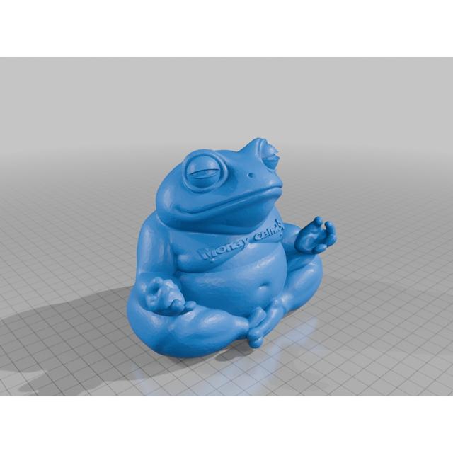 frog piggy bank 3D model thumbnail