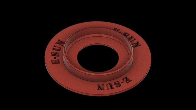 spool Disc made to fit eSUN filament spools 3D model thumbnail