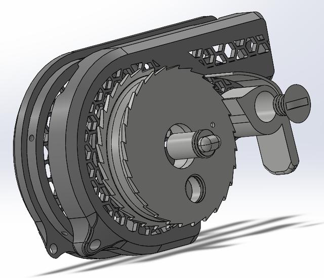 Snorkel-Fishing Rod W/ Bearings 3D model thumbnail