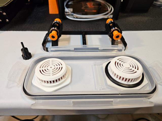 Filament Dry Box with Rollers 3D model thumbnail