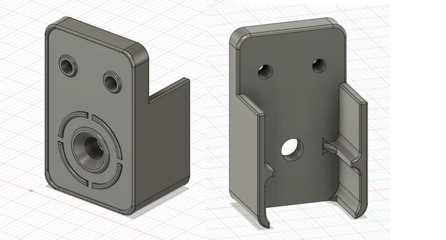 Wanhao d12 230 Bottom end stop Z 3D model thumbnail