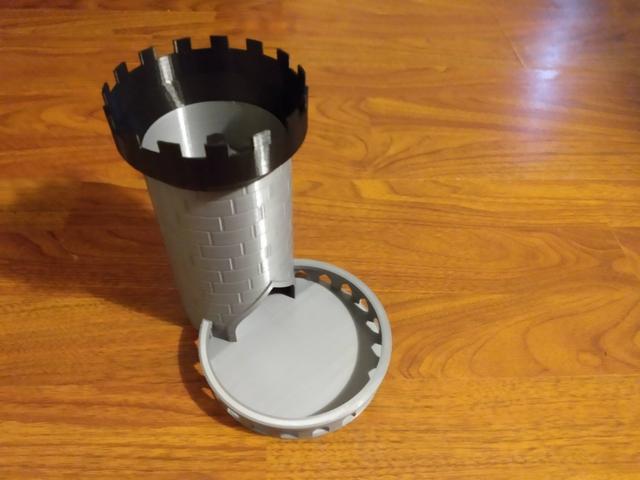 Simple Dice Tower Remix 3D model thumbnail