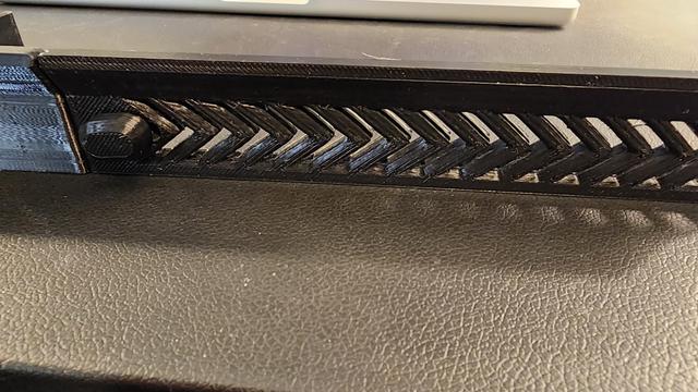 Creality K1 Riser Slide Vent w/ Ledge 3D model thumbnail