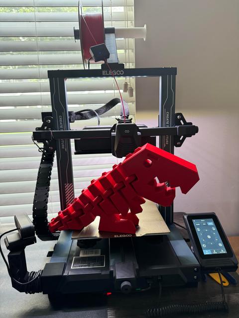 Big Flexi Rexi Split 3D model thumbnail