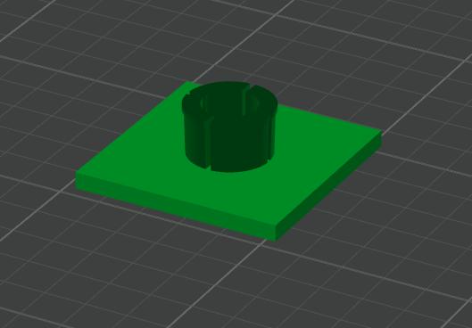 Auto LPG / GPL Cap  3D model thumbnail