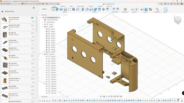 soda 6  can holder 3D model thumbnail