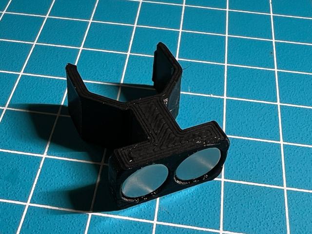 Magnetic clip for 9 Prong WDT - 8x3 magnets 3D model thumbnail