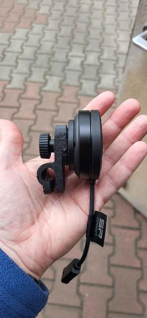 SPC+ wireless charger adapter for 12mm motorcycle brackets 3D model thumbnail