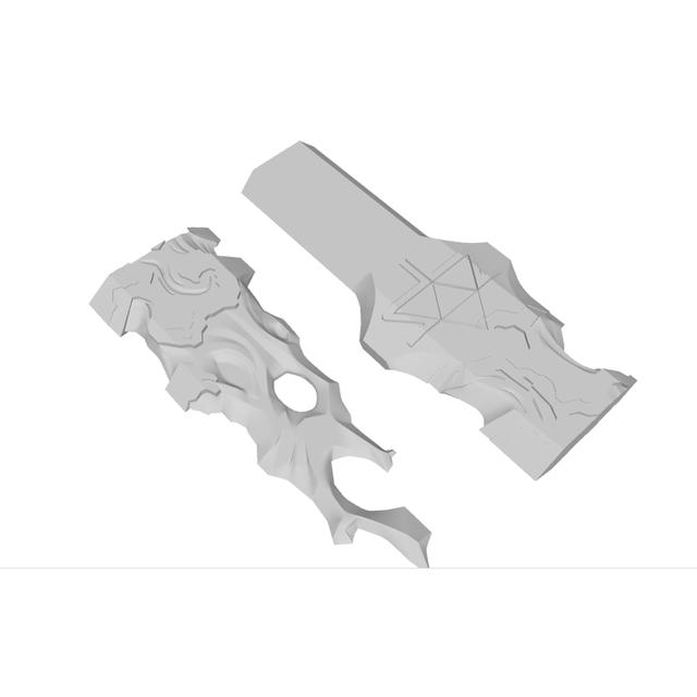 Alternate Master Sword Blade print 3D model thumbnail