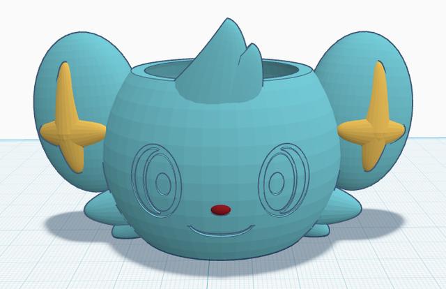 shinx pot 3D model thumbnail