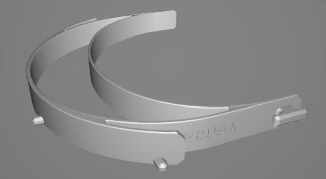 Repaired Prusa RC3 for Cura Users 3D model thumbnail