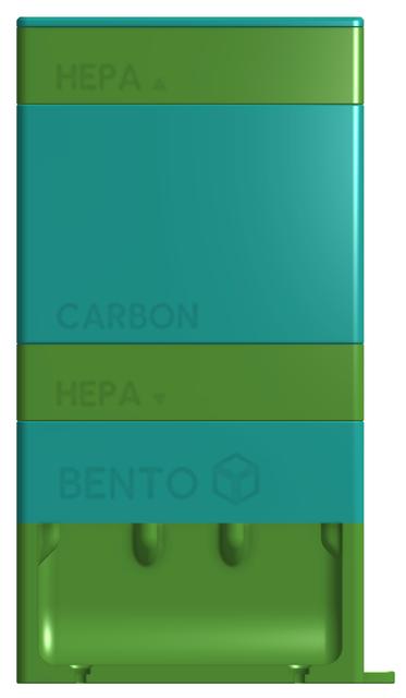 Remixed HEPA boxes for Bento Box v2 3D model thumbnail