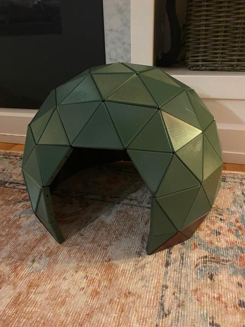 Geodesic Dome Cat House - Doorway Panels 3D model thumbnail
