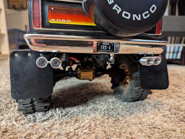 TRX-4 79 Bronco Exhaust 3D model thumbnail