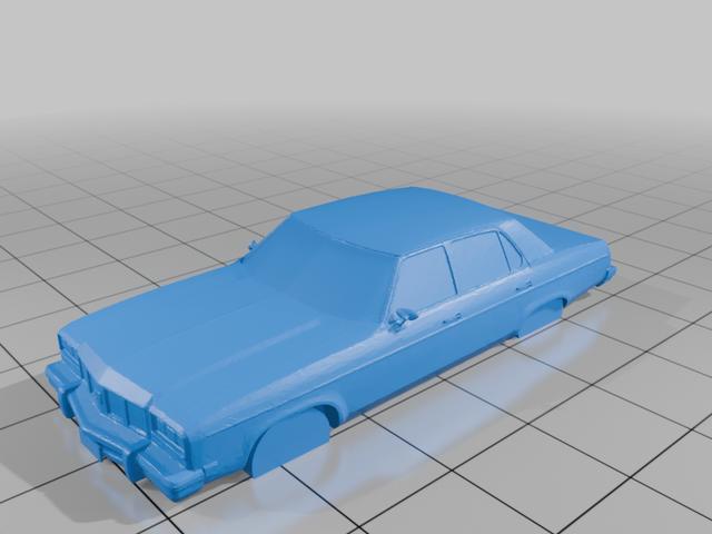 Delta 88 Keychain 3D model thumbnail