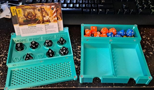 Daggerheart Dice & Card Box 3D model thumbnail