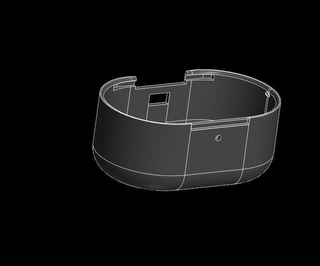 Нижняя часть корпуса для наушников True Wireless Earbuds Basic S 3D model thumbnail