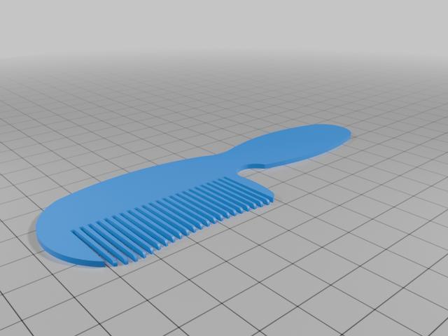 Augenbraunkamm 3D model thumbnail