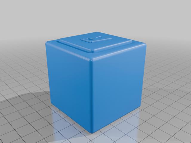 old school roblox 1x1 brick 3D model thumbnail