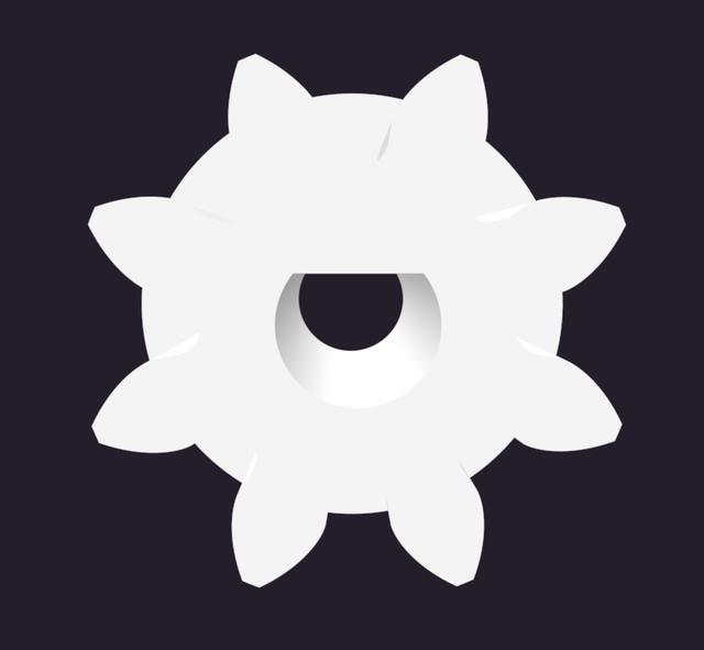 Modified Motor Gear 3D model thumbnail