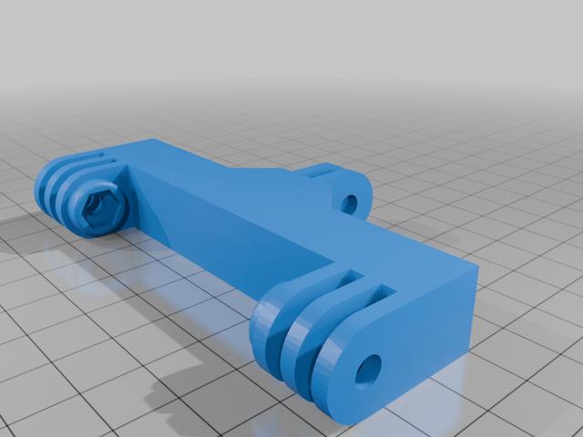 double go pro mount  3D model thumbnail