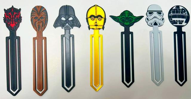 Star Wars Bookmark Collection 3D model thumbnail