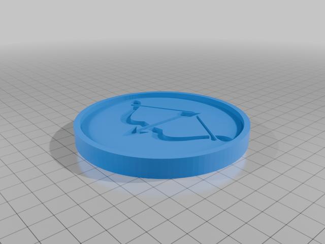 Hawkeye Coaster 3D model thumbnail