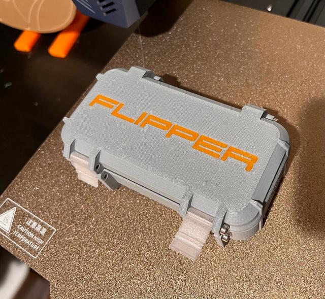 Flipper Zero Case - Thicker Hinges 3D model thumbnail