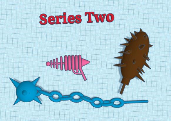 Dummy 13 Accessories: Series 2 3D model thumbnail