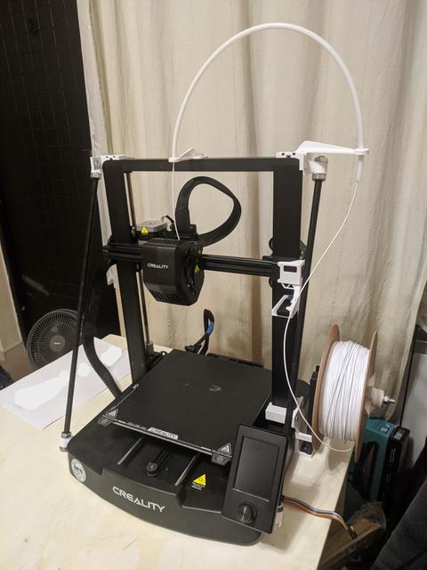 revision of the design for the filament holder from below 3D model thumbnail