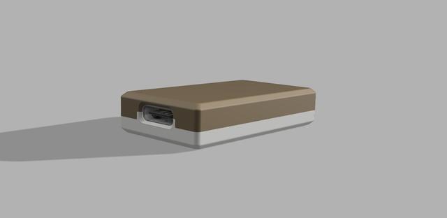 Pro micro case (usb c) 3D model thumbnail