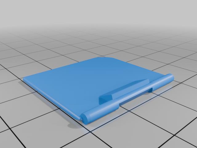 Dust Canister flap for Bosch Serie 6 cordless vacuum 3D model thumbnail