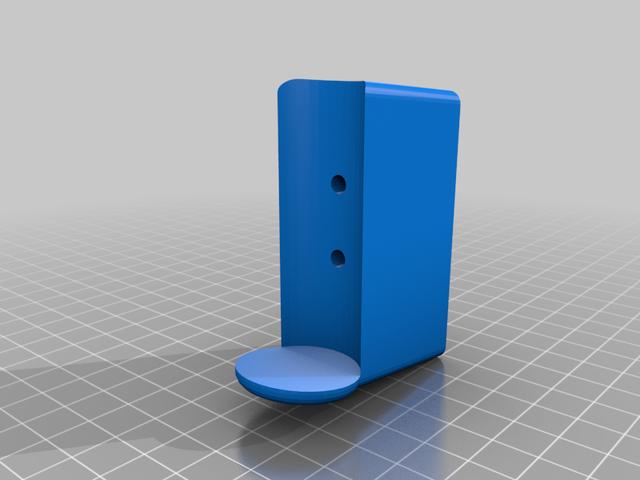 LG Freezer Door Bracket 3D model thumbnail