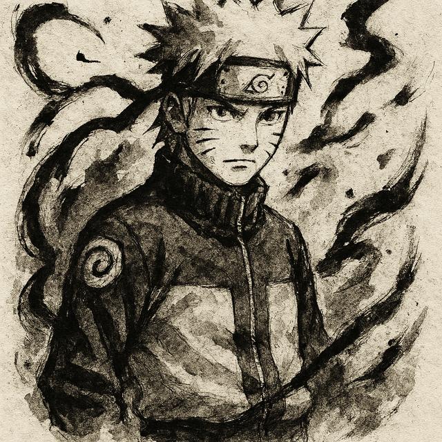 Naruto Lithophane 3D model thumbnail
