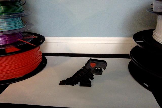 Lovely Flexi Rex 3D model thumbnail