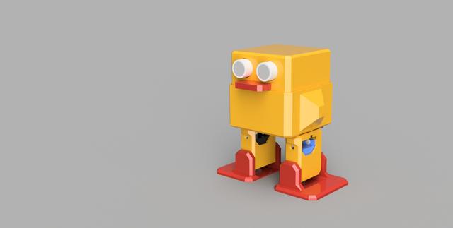 Otto the duck 3D model thumbnail