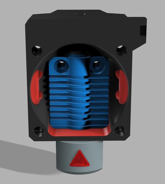 Phaetus DragonFly 7 fin BMS for EVA v.3 ... #72mod (heat insert version only!) 3D model thumbnail