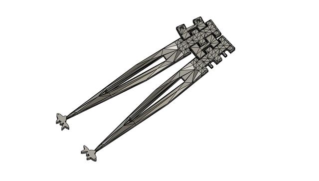 Just One Pinch - Fish Food Tweezers 3D model thumbnail